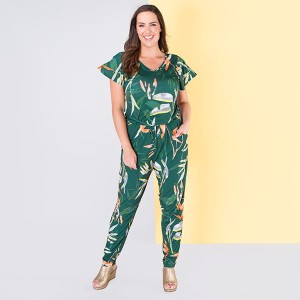 Styled By Print Jumpsuit