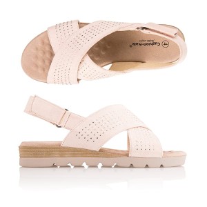 Cushion Walk Comfort Sling Back Diamante Slider Sandal