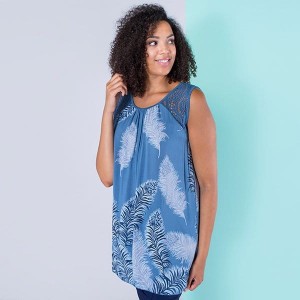 Sugar Crisp Leaf Print Top