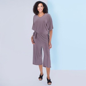 Kasara Batwing Cropped Jumpsuit