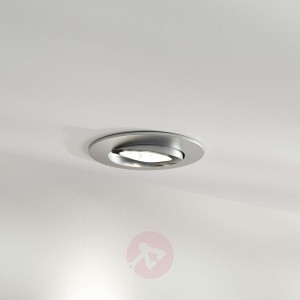 Zenit – spot wpuszczany LED o niklowym wykończeniu