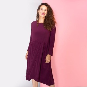Nicole Long Sleeve Smock Pocket Dress