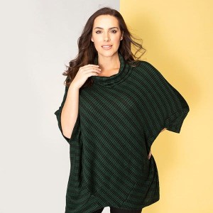 Sugar Crisp Cowl Neck Poncho