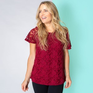 Styled By Soft Lace Layered Top