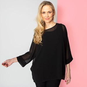 Nicole Chiffon Top with Two Way Camisole