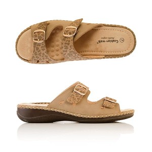 Cushion Walk Buckle Mule