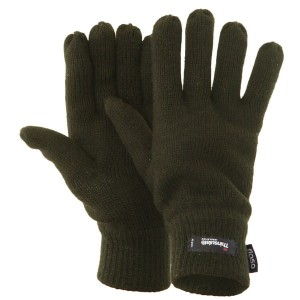 FLOSO Mens Thermal Thinsulate Knitted Winter Gloves (3M 40g)