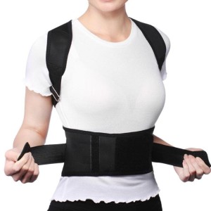 Korektor pleców - klatki piersiowej - S -czarny