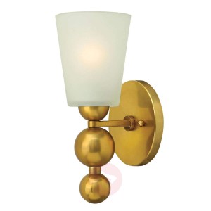 Stary mosiądz, lampa ścienna Zelda