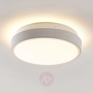 Lindby Camille lampa sufitowa LED Ø26cm biała