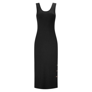 Ribbed Jersey Dress