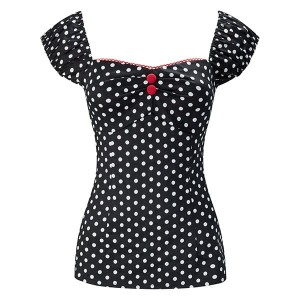 Polka Dot Vintage Top