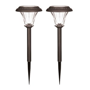 Duracell Solar LED Garden Pathway Lights Large (Twin Pack)