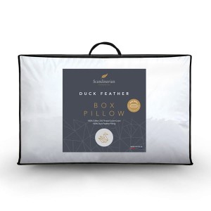 Scandinavian Feather Co Duck Feather Box Pillow (Pair)