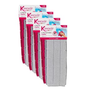 Kleeneze Microfibre Cloths Pack of 4 X 4 Packs (16 Cloths)