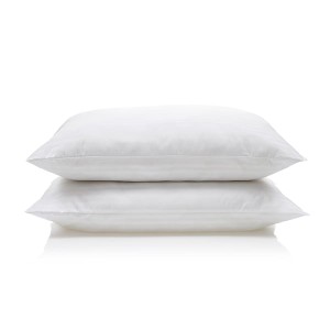 Downland Soft To Touch Satin Stripe Pillow (Pair)