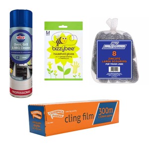Cleaning Bundle - Gloves, Scourers, Oven