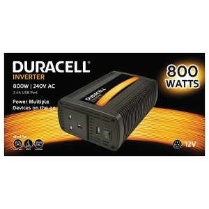 Duracell 800W Single UK Socket Inverter