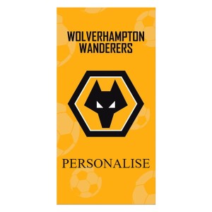 Wolves Crest Design Towel 70cm x 140cm