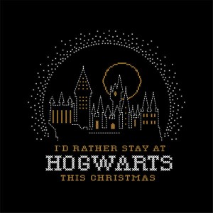 Harry Potter Personalised Cushion Hogwarts This Christmas