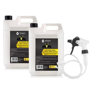 Renault F1 Waterless Wash & Wax 5L (Twin Pack) with Long Hose Trigger