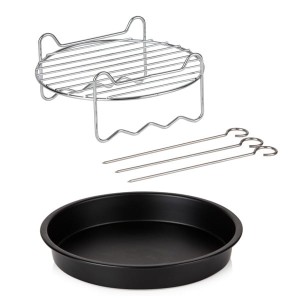 Tower Vortx Accessory Kit inc. Pizza and Grill Pan with Skewers