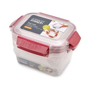 Joseph Joseph Red Nest Lock 3 Piece Container Set