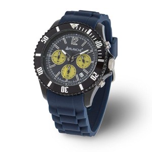Avalanche Gent's Quartz Chronograph Watch with Silicone Buckle Strap