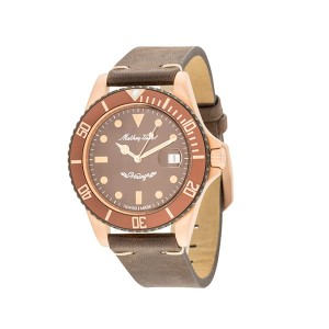 Mathey-Tissot Gent's Rolly Automatic Watch with Bronze PVD Plated Case