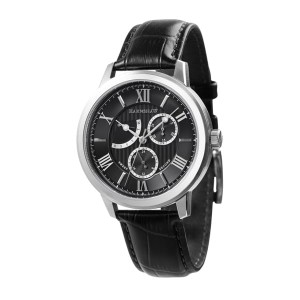 Thomas Earnshaw Gent's Cornwall Retrograde Watch with Genuine Leather Strap