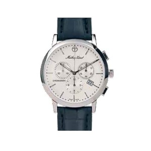 Mathey-Tissot Gent's Sports Classic Chronograph with Genuine Leather Strap