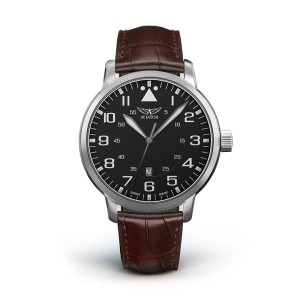 Aviator Airacobra Gent's Swiss Ltd Edt Watch with Genuine Leather Strap