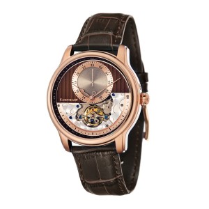 Thomas Earnshaw Gent's Longitude Regulator Automatic Watch with Genuine Leather Strap