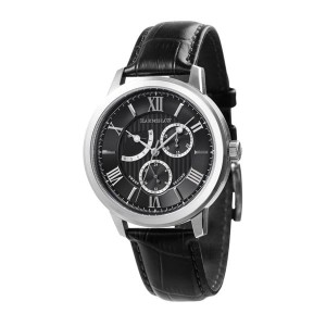 Thomas Earnshaw Gent's Cornwall Retrograde Watch with Genuine Leather Strap