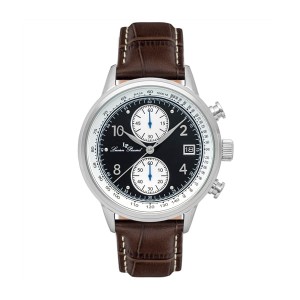 Lucien Piccard Gent's Welles Watch with Genuine Leather Strap