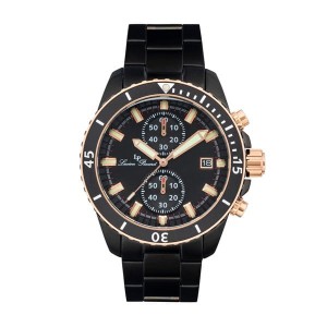 Lucien Piccard Gent's Marlon IP Watch with Stainless Steel Bracelet