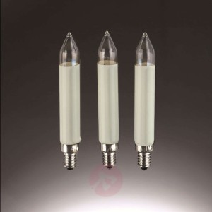 Lampki w oprawkach E10 3W 16V 3 szt małe
