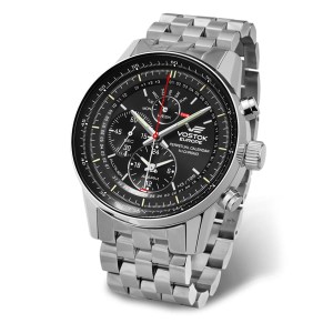 Vostok Europe Gent's GAZ-14 All Timer Watch with Stainless Steel Bracelet
