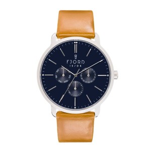 Fjord Gent's Erik Watch with Genuine Leather Strap