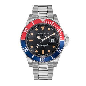 Mathey-Tissot Gent's Rolly Quartz with Stainless Steel Bracelet