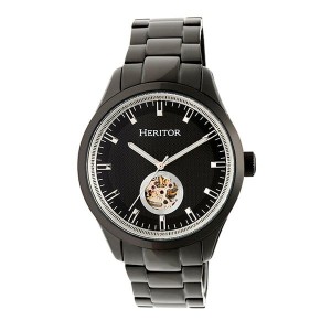 Heritor Gent's Automatic Crew Watch with Stainless Steel Bracelet