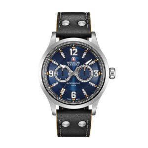Swiss Military by Hanowa Gent's Chronograph Undercover Watch with Genuine Leather Strap