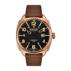 Swiss Military by Hanowa Gent's IP Aeronautica Watch with Genuine Leather Strap