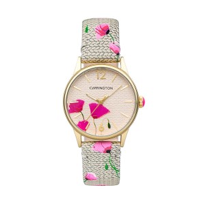 Carrington Cordelia Ladies' Watch with Printed Leather Strap