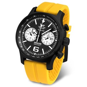 Vostok Europe Gent's Expedition N1 Chronograph Watch with Silicone Strap