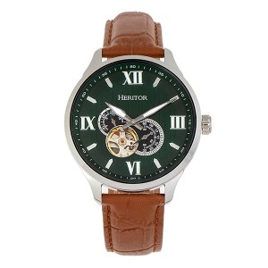 Heritor Gent's Automatic Harding Watch with Genuine Leather Strap