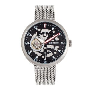 Heritor Gent's Automatic Jasper Watch with Milanese Strap