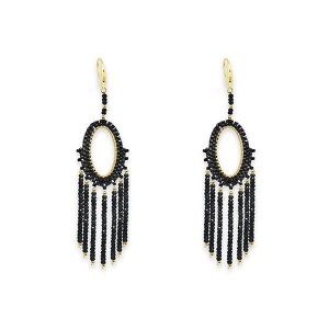 Boho Betty Bansuri Crystal Drop Earrings