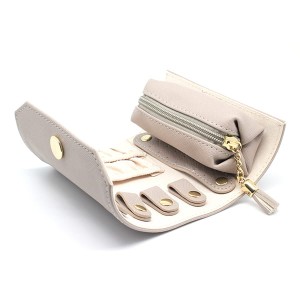 Mortella Taupe Jewellery Roll