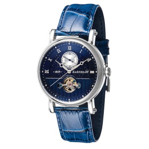 Thomas Earnshaw Gent's Maskelyne Automatic Watch with Genuine Leather Strap